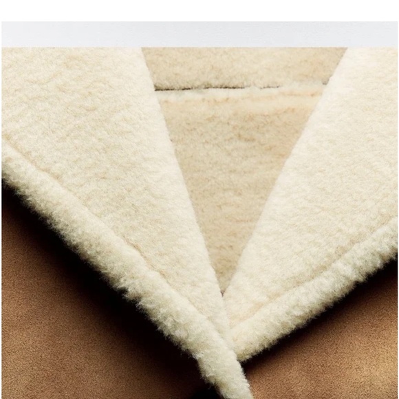 ZARA DOUBLE FACED COAT - Picture 6 of 9